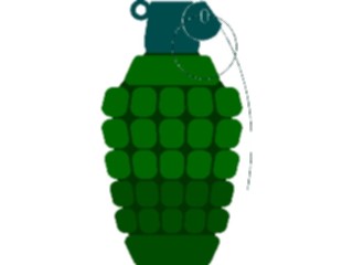 Sticker Custom Preview Image #089106 Military General Grenade2