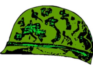 Sticker Custom Preview Image #089111 Military General Helmet