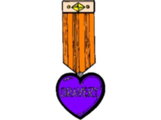 Sticker Custom Preview Image #089178 Military General Purple Heartof Bravery