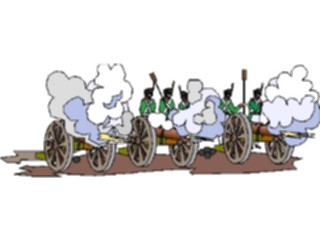 Sticker Custom Preview Image #089283 Military Historical Cannon Firing