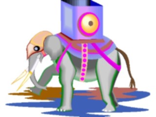 Sticker Custom Preview Image #089341 Military Historical Fighting Elephant