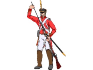 Sticker Custom Preview Image #089347 Military Historical Foot Soldier Loading Rifle