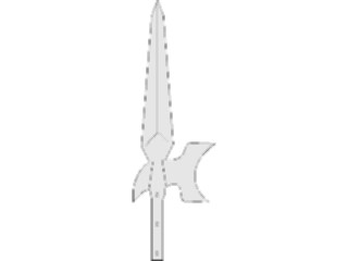 Sticker Custom Preview Image #089373 Military Historical Halberd03