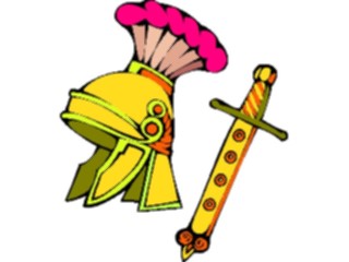 Sticker Custom Preview Image #089484 Military Historical Helmet Sword1