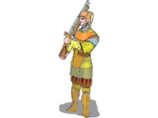 Sticker Custom Preview Image #089617 Military Historical Soldierwith Musket