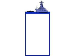 Sticker Custom Preview Image #089824 Military Navy Marines Ship Frame1