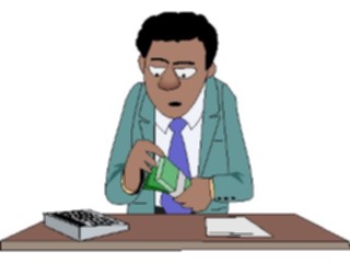 Sticker Custom Preview Image #089888 Money Cartoons Accountant4