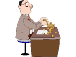 Sticker Custom Preview Image #089889 Money Cartoons Accountant5