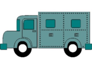 Sticker Custom Preview Image #089892 Money Cartoons Armored Truck