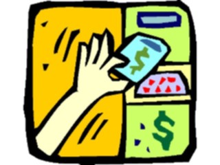 Sticker Custom Preview Image #089893 Money Cartoons Automated Teller1