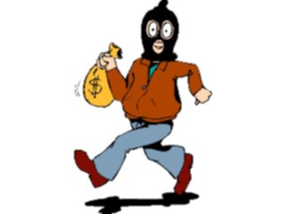 Sticker Custom Preview Image #089897 Money Cartoons Bank Robber