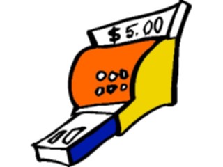 Sticker Custom Preview Image #089928 Money Cartoons Cash Register1