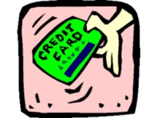 Sticker Custom Preview Image #089954 Money Cartoons Credit Cardin Hand2