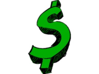 Sticker Custom Preview Image #089965 Money Cartoons Dollar Sign4