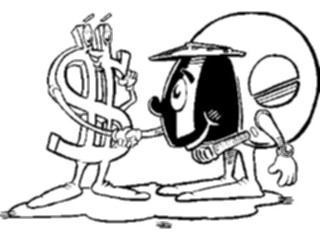 Sticker Custom Preview Image #089978 Money Cartoons Dollar Signwith Helmet