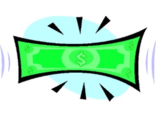 Sticker Custom Preview Image #089979 Money Cartoons Dollar Stretched