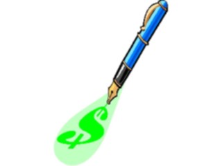 Sticker Custom Preview Image #090038 Money Cartoons Lucky Pen