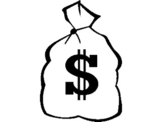 Sticker Custom Preview Image #090088 Money Cartoons Money Bag16