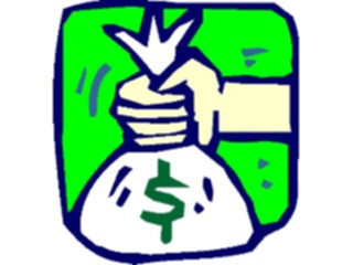 Sticker Custom Preview Image #090091 Money Cartoons Money Bag19