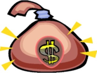 Sticker Custom Preview Image #090094 Money Cartoons Money Bag22