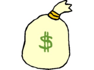 Sticker Custom Preview Image #090095 Money Cartoons Money Bag23