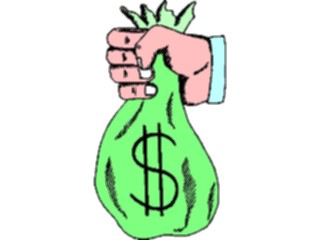 Sticker Custom Preview Image #090097 Money Cartoons Money Bag25