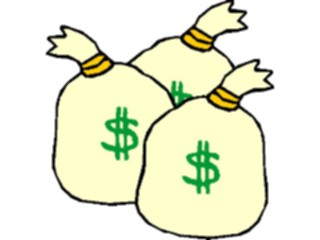 Sticker Custom Preview Image #090103 Money Cartoons Money Bags5