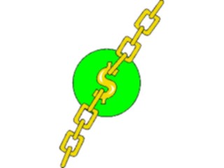 Sticker Custom Preview Image #090105 Money Cartoons Money Chain