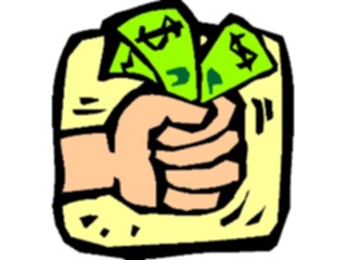 Sticker Custom Preview Image #090119 Money Cartoons Moneyin Hand2