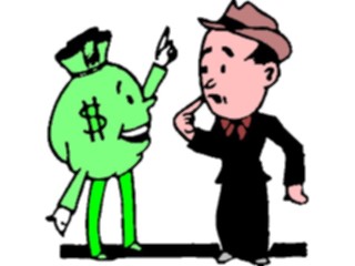 Sticker Custom Preview Image #090137 Money Cartoons Money Talks2