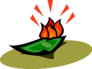 Sticker Custom Preview Image #090140 Money Cartoons Moneyto Burn2