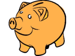 Sticker Custom Preview Image #090158 Money Cartoons Piggy Bank01