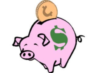Sticker Custom Preview Image #090159 Money Cartoons Piggy Bank02