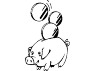 Sticker Custom Preview Image #090165 Money Cartoons Piggy Bank08