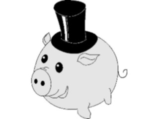 Sticker Custom Preview Image #090166 Money Cartoons Piggy Bank09