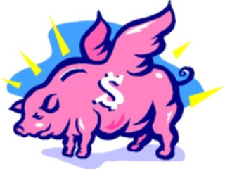 Sticker Custom Preview Image #090168 Money Cartoons Piggy Bank11