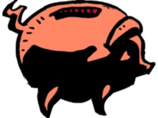 Sticker Custom Preview Image #090169 Money Cartoons Piggy Bank12