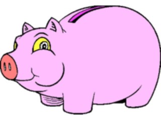 Sticker Custom Preview Image #090172 Money Cartoons Piggy Bank15
