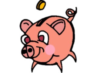 Sticker Custom Preview Image #090174 Money Cartoons Piggy Bank17