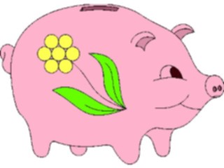 Sticker Custom Preview Image #090176 Money Cartoons Piggy Bank19