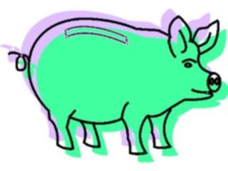 Sticker Custom Preview Image #090186 Money Cartoons Piggy Bank29