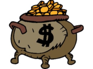 Sticker Custom Preview Image #090196 Money Cartoons Potof Gold1