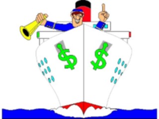 Sticker Custom Preview Image #090241 Money Cartoons Ship Coming In