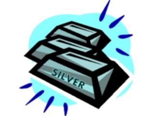 Sticker Custom Preview Image #090245 Money Cartoons Silver Bars