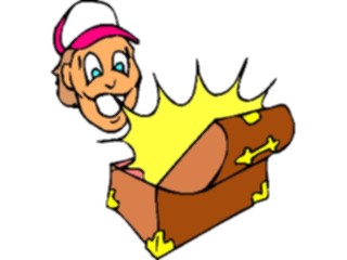 Sticker Custom Preview Image #090264 Money Cartoons Treasure Chest1