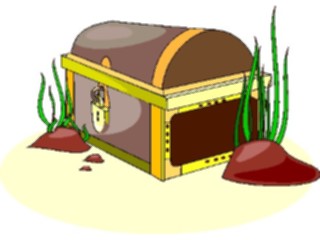 Sticker Custom Preview Image #090265 Money Cartoons Treasure Chest2