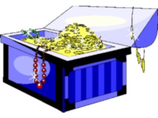 Sticker Custom Preview Image #090266 Money Cartoons Treasure Chest3