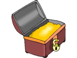 Sticker Custom Preview Image #090267 Money Cartoons Treasure Chest4