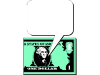 Sticker Custom Preview Image #090279 Money Cartoons Washington Dollar Talks