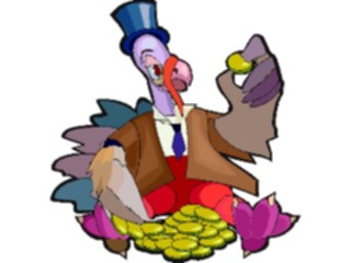 Sticker Custom Preview Image #090281 Money Cartoons Wealthy Turkey